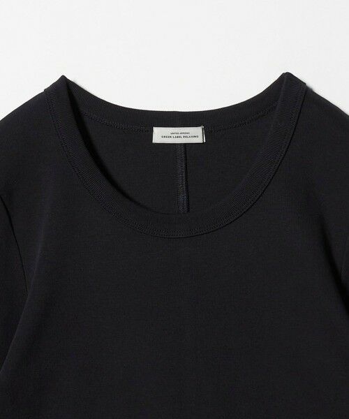 green label relaxing / グリーンレーベル リラクシング カットソー | フライス Uネック Tシャツ | 詳細14