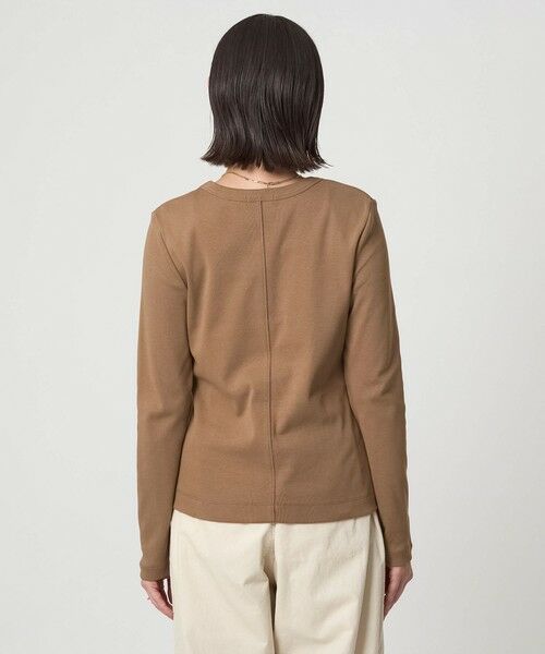 green label relaxing / グリーンレーベル リラクシング カットソー | フライス Uネック Tシャツ | 詳細21