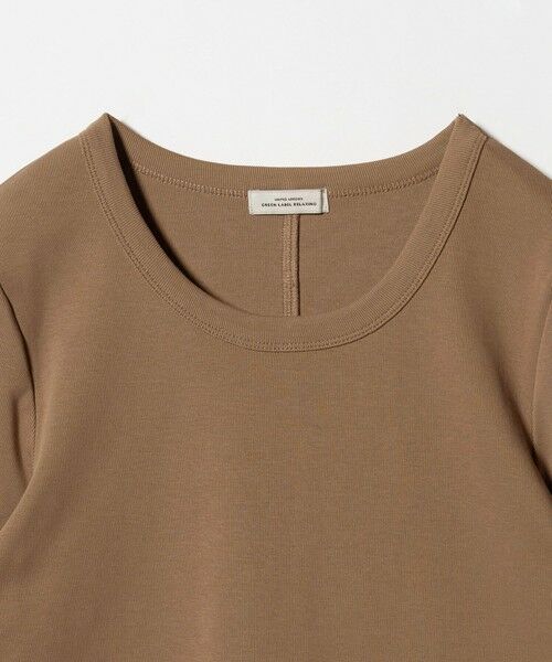 green label relaxing / グリーンレーベル リラクシング カットソー | フライス Uネック Tシャツ | 詳細24