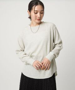 green label relaxing / グリーンレーベル リラクシング カットソー | 【WEB限定】＜at ease＞ワッフル ロングスリーブ カットソー