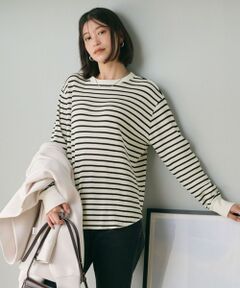 green label relaxing / グリーンレーベル リラクシング カットソー | 【WEB限定】＜at ease＞ワッフル ロングスリーブ カットソー