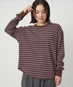 green label relaxing / グリーンレーベル リラクシング カットソー | 【WEB限定】＜at ease＞ワッフル ロングスリーブ カットソー