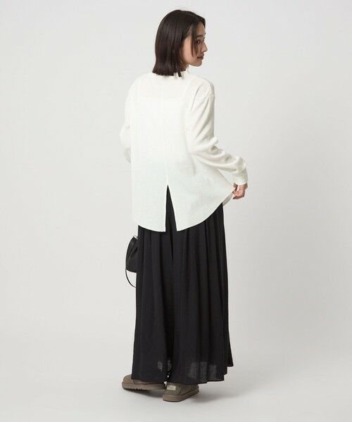 green label relaxing / グリーンレーベル リラクシング カットソー | 【WEB限定】＜at ease＞ワッフル ロングスリーブ カットソー | 詳細4