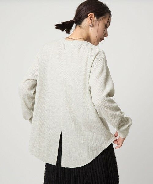 green label relaxing / グリーンレーベル リラクシング カットソー | 【WEB限定】＜at ease＞ワッフル ロングスリーブ カットソー | 詳細7