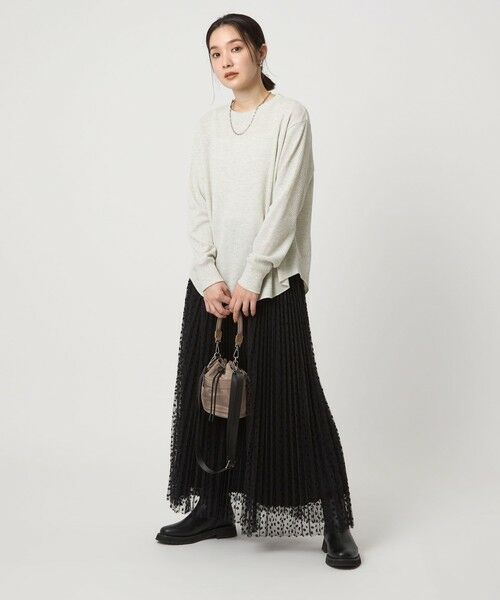 green label relaxing / グリーンレーベル リラクシング カットソー | 【WEB限定】＜at ease＞ワッフル ロングスリーブ カットソー | 詳細8