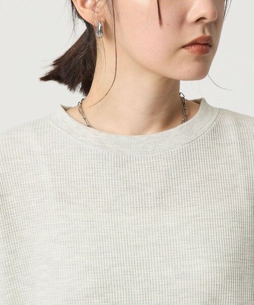 green label relaxing / グリーンレーベル リラクシング カットソー | 【WEB限定】＜at ease＞ワッフル ロングスリーブ カットソー | 詳細14