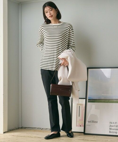 green label relaxing / グリーンレーベル リラクシング カットソー | 【WEB限定】＜at ease＞ワッフル ロングスリーブ カットソー | 詳細21