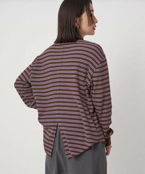 green label relaxing / グリーンレーベル リラクシング カットソー | 【WEB限定】＜at ease＞ワッフル ロングスリーブ カットソー | 詳細28