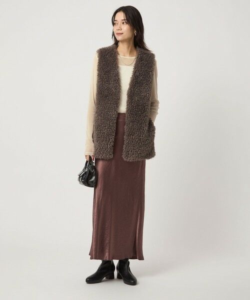 green label relaxing / グリーンレーベル リラクシング カットソー | チュール クルーネック プルオーバー | 詳細2