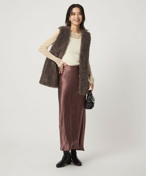 green label relaxing / グリーンレーベル リラクシング カットソー | チュール クルーネック プルオーバー | 詳細3