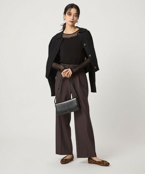 green label relaxing / グリーンレーベル リラクシング カットソー | チュール クルーネック プルオーバー | 詳細11