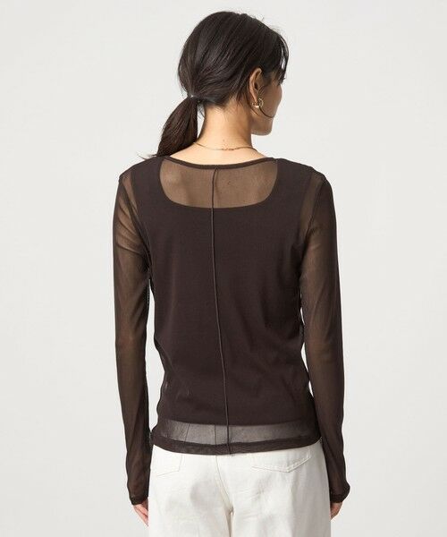 green label relaxing / グリーンレーベル リラクシング カットソー | チュール クルーネック プルオーバー | 詳細22