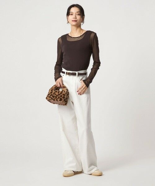 green label relaxing / グリーンレーベル リラクシング カットソー | チュール クルーネック プルオーバー | 詳細19