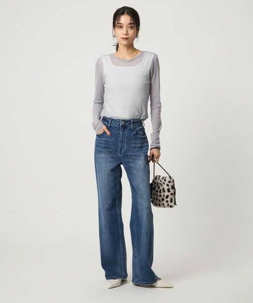 green label relaxing / グリーンレーベル リラクシング カットソー | チュール クルーネック プルオーバー | 詳細24