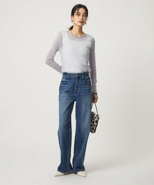 green label relaxing / グリーンレーベル リラクシング カットソー | チュール クルーネック プルオーバー | 詳細25