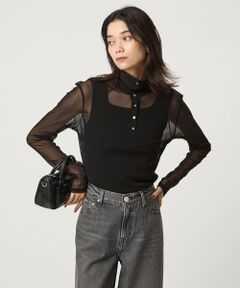 green label relaxing / グリーンレーベル リラクシング カットソー | チュール 2WAY プルオーバー