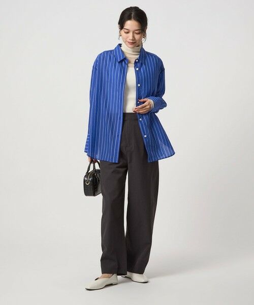 green label relaxing / グリーンレーベル リラクシング カットソー | チュール 2WAY プルオーバー | 詳細3