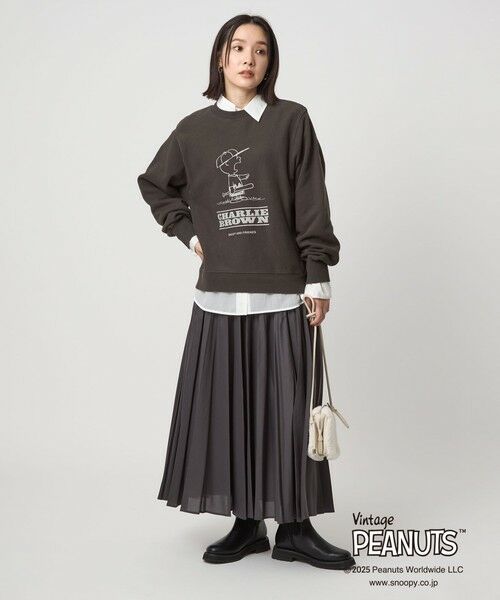 green label relaxing / グリーンレーベル リラクシング スウェット | ＜at ease＞PEANUTS スウエット プルオーバー | 詳細11