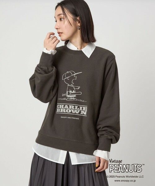 green label relaxing / グリーンレーベル リラクシング スウェット | ＜at ease＞PEANUTS スウエット プルオーバー | 詳細9