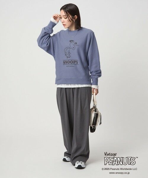 green label relaxing / グリーンレーベル リラクシング スウェット | ＜at ease＞PEANUTS スウエット プルオーバー | 詳細23