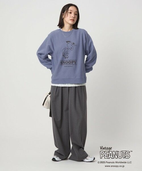 green label relaxing / グリーンレーベル リラクシング スウェット | ＜at ease＞PEANUTS スウエット プルオーバー | 詳細24