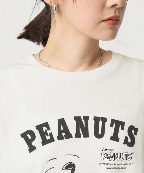 green label relaxing / グリーンレーベル リラクシング カットソー | ＜at ease＞PEANUTS ロングスリーブ カットソー | 詳細7