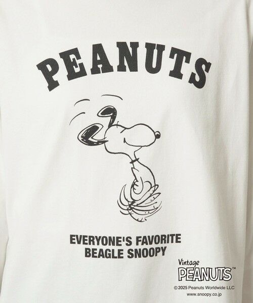 green label relaxing / グリーンレーベル リラクシング カットソー | ＜at ease＞PEANUTS ロングスリーブ カットソー | 詳細9