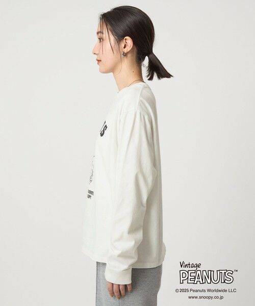 green label relaxing / グリーンレーベル リラクシング カットソー | ＜at ease＞PEANUTS ロングスリーブ カットソー | 詳細5