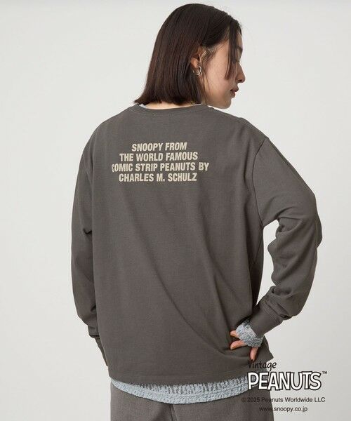 green label relaxing / グリーンレーベル リラクシング カットソー | ＜at ease＞PEANUTS ロングスリーブ カットソー | 詳細14