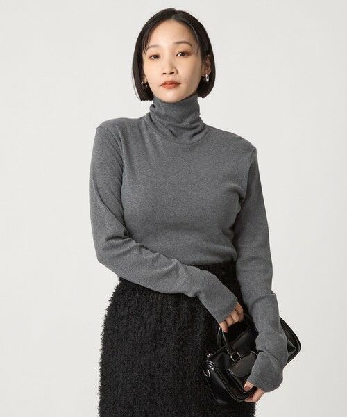 green label relaxing/グリーンレーベル リラクシング <gicipi>PREZZEMO タートルネック プルオーバー MD. GRAY 2 green label relaxing/グリーンレーベル リラクシング <gicipi>PREZZEMO タートルネック プルオーバー MD. GRAY 2