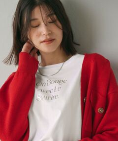 green label relaxing / グリーンレーベル リラクシング カットソー | 【WEB限定】＜at ease＞グラフィック ロングスリーブ Tシャツ