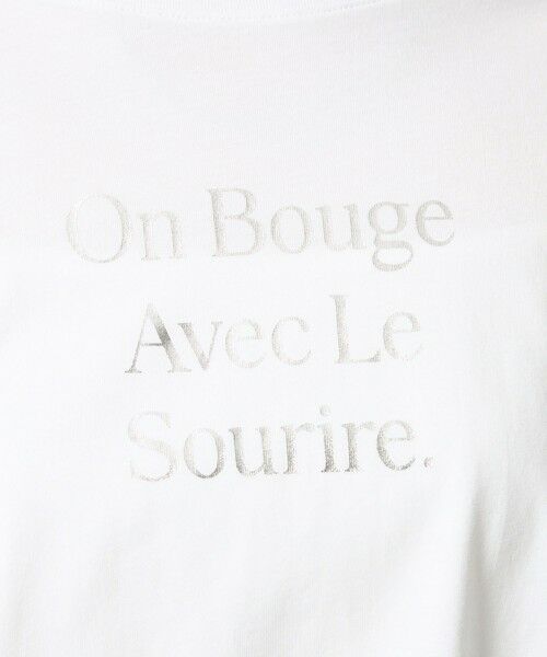 green label relaxing / グリーンレーベル リラクシング カットソー | 【WEB限定】＜at ease＞グラフィック ロングスリーブ Tシャツ | 詳細6