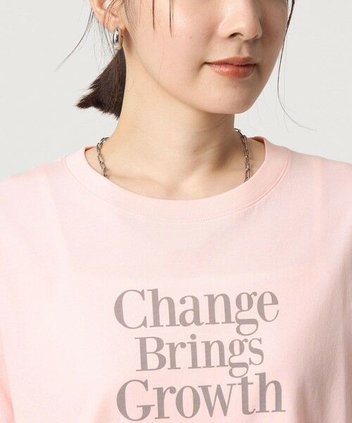 green label relaxing / グリーンレーベル リラクシング カットソー | 【WEB限定】＜at ease＞グラフィック ロングスリーブ Tシャツ | 詳細16