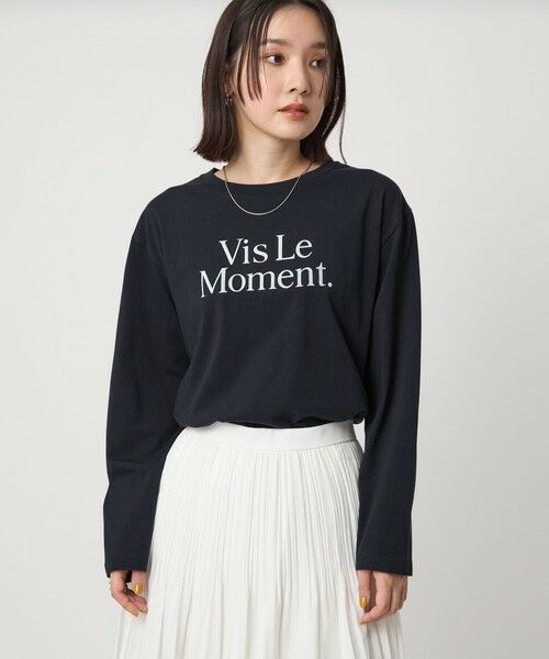 green label relaxing / グリーンレーベル リラクシング カットソー | 【WEB限定】＜at ease＞グラフィック ロングスリーブ Tシャツ | 詳細22