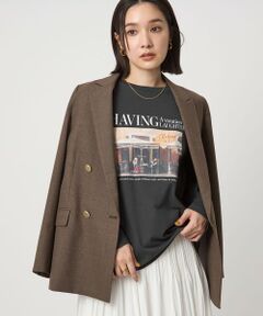green label relaxing / グリーンレーベル リラクシング カットソー | 【WEB限定】＜at ease＞フォト ロングスリーブ Tシャツ