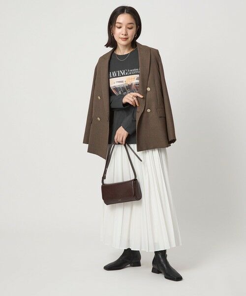 green label relaxing / グリーンレーベル リラクシング カットソー | 【WEB限定】＜at ease＞フォト ロングスリーブ Tシャツ | 詳細3