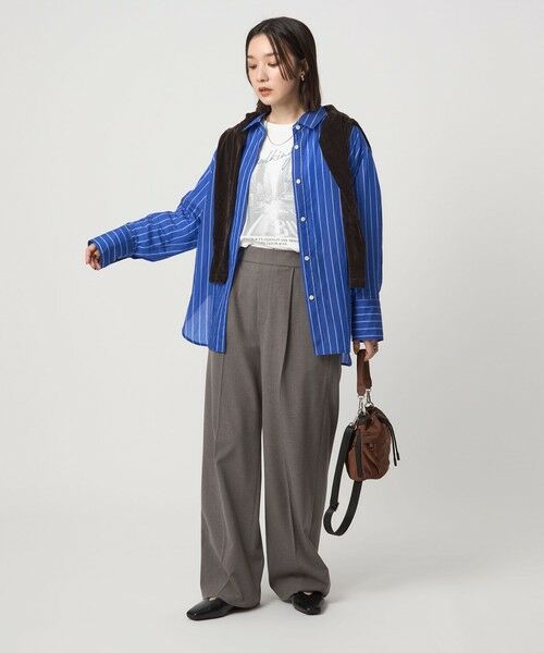 green label relaxing / グリーンレーベル リラクシング カットソー | 【WEB限定】＜at ease＞フォト ロングスリーブ Tシャツ | 詳細14