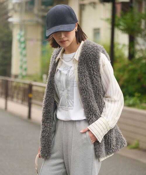 green label relaxing / グリーンレーベル リラクシング カットソー | 【WEB限定】＜at ease＞フォト ロングスリーブ Tシャツ | 詳細9