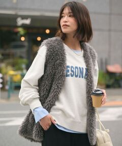 green label relaxing / グリーンレーベル リラクシング スウェット | 【WEB限定】＜at ease＞ロゴ スウェット プルオーバー