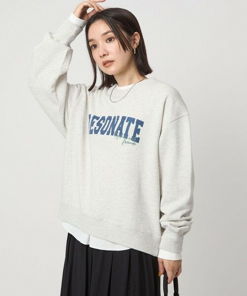 green label relaxing / グリーンレーベル リラクシング スウェット | 【WEB限定】＜at ease＞ロゴ スウェット プルオーバー | 詳細10