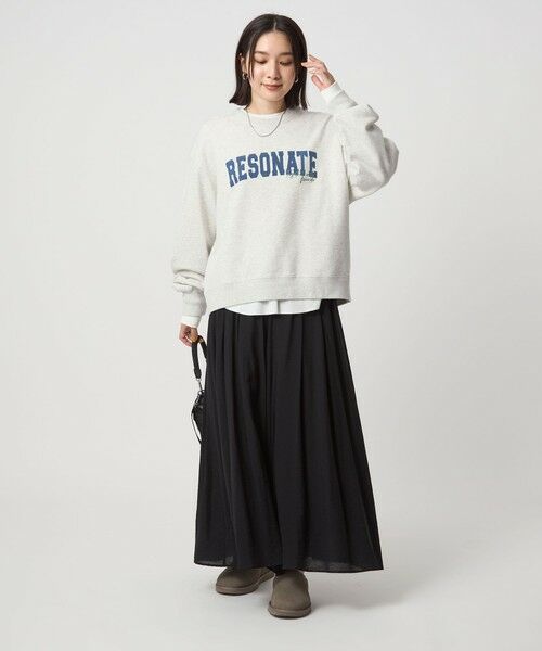 green label relaxing / グリーンレーベル リラクシング スウェット | 【WEB限定】＜at ease＞ロゴ スウェット プルオーバー | 詳細12