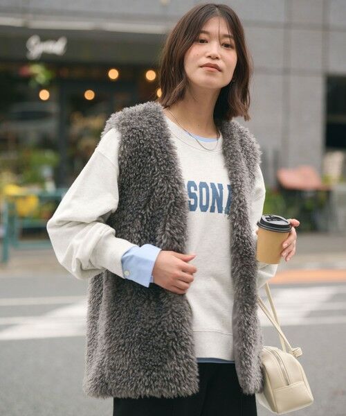 green label relaxing / グリーンレーベル リラクシング スウェット | 【WEB限定】＜at ease＞ロゴ スウェット プルオーバー | 詳細2