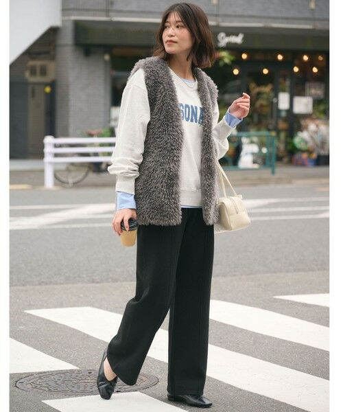 green label relaxing / グリーンレーベル リラクシング スウェット | 【WEB限定】＜at ease＞ロゴ スウェット プルオーバー | 詳細8