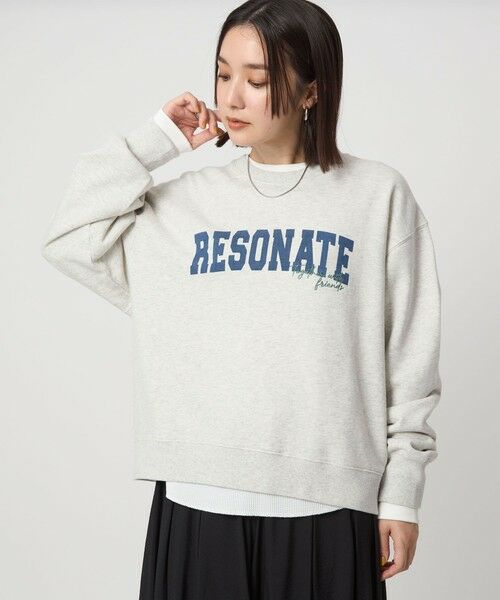 green label relaxing / グリーンレーベル リラクシング スウェット | 【WEB限定】＜at ease＞ロゴ スウェット プルオーバー | 詳細9