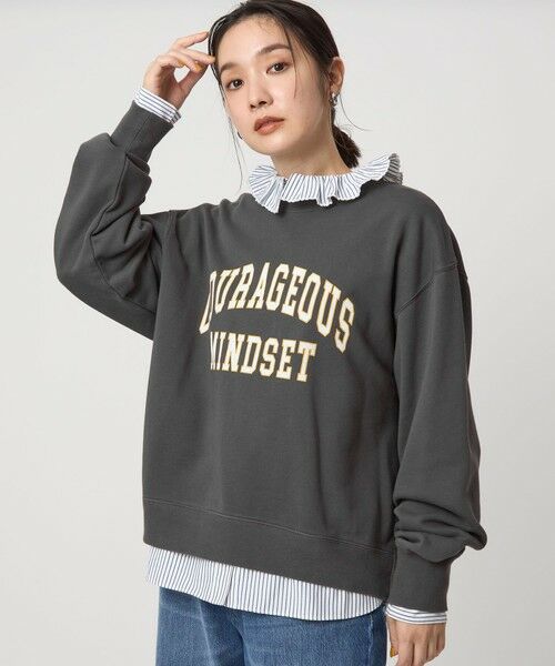 green label relaxing / グリーンレーベル リラクシング スウェット | 【WEB限定】＜at ease＞ロゴ スウェット プルオーバー | 詳細20