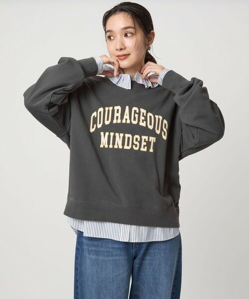 green label relaxing / グリーンレーベル リラクシング スウェット | 【WEB限定】＜at ease＞ロゴ スウェット プルオーバー | 詳細21