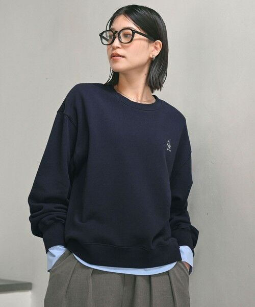 green label relaxing / グリーンレーベル リラクシング スウェット | 【WEB限定】＜at ease＞ロゴ スウェット プルオーバー | 詳細24