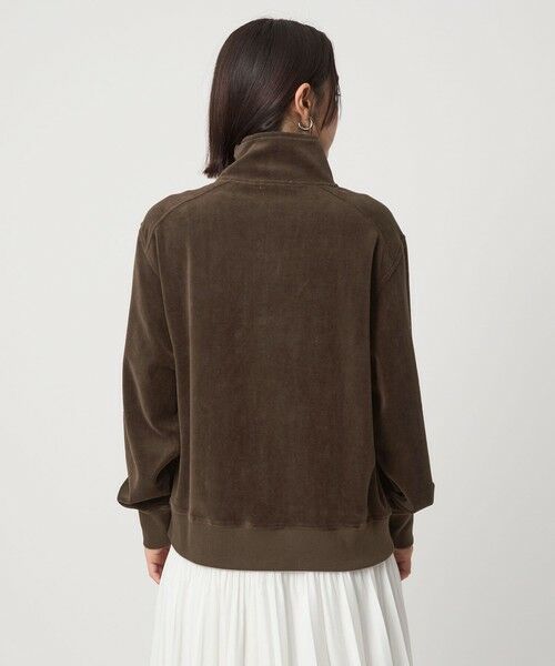 green label relaxing / グリーンレーベル リラクシング カットソー | 【WEB限定】＜at ease＞ベロア ハーフジップ プルオーバー | 詳細22