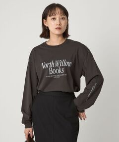 green label relaxing / グリーンレーベル リラクシング カットソー | ブックストア ロゴ ロングスリーブ Tシャツ