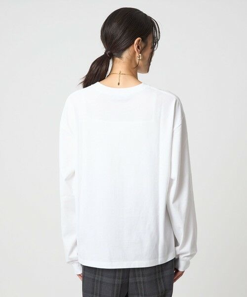 green label relaxing / グリーンレーベル リラクシング カットソー | ブックストア ロゴ ロングスリーブ Tシャツ | 詳細6